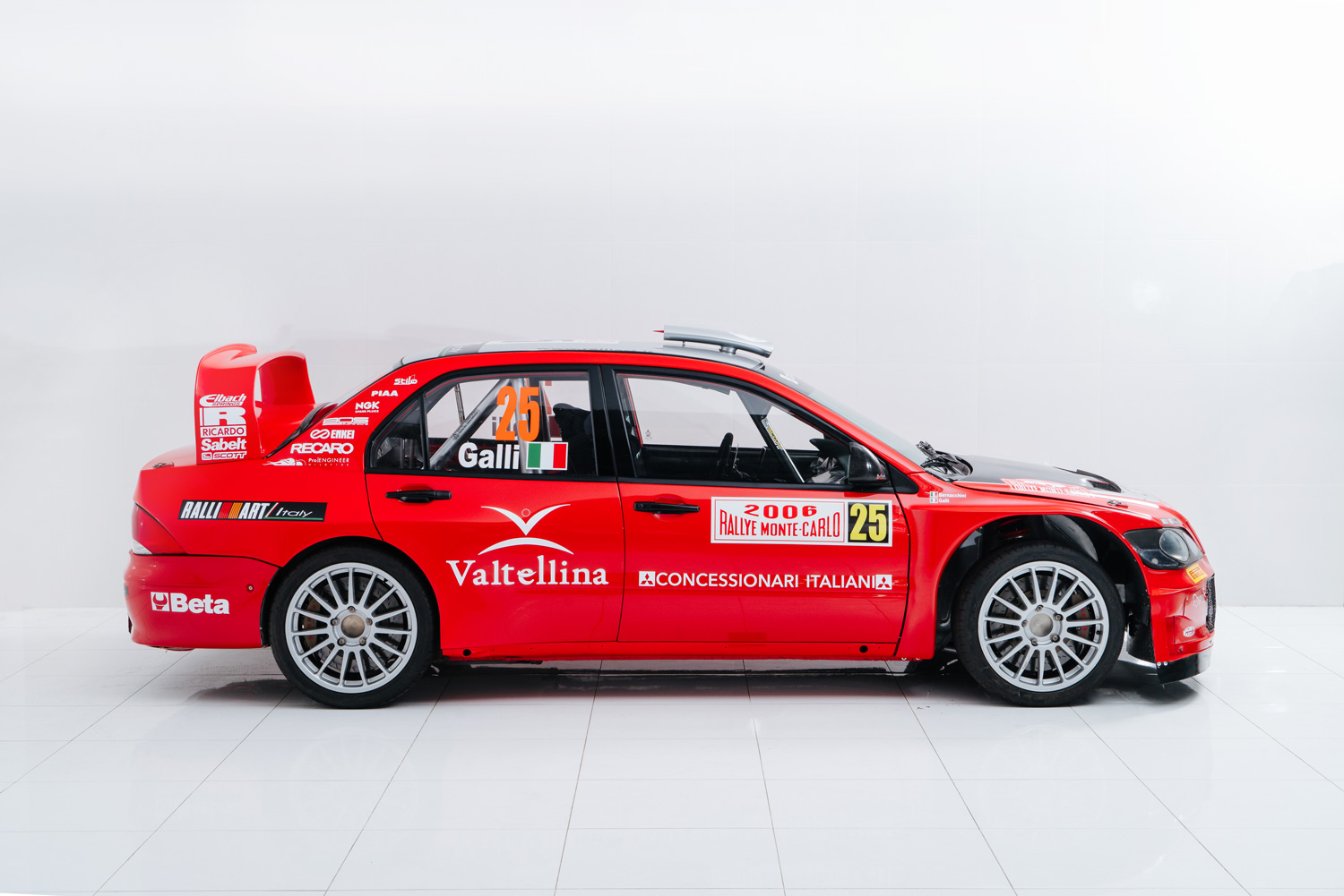 ミニカー Mitsubishi Lancer WRC Swedish Rally 2005 Majorette Mitsubishi Lancer WRC no.10 Red - Wheels 10SW 1/59